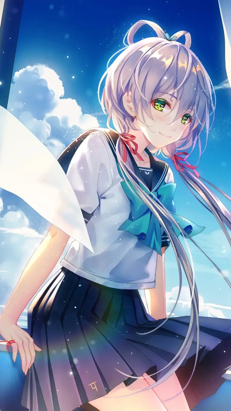 Khám phá ảnh anime cô gái buồn đầy sức gợi cảm