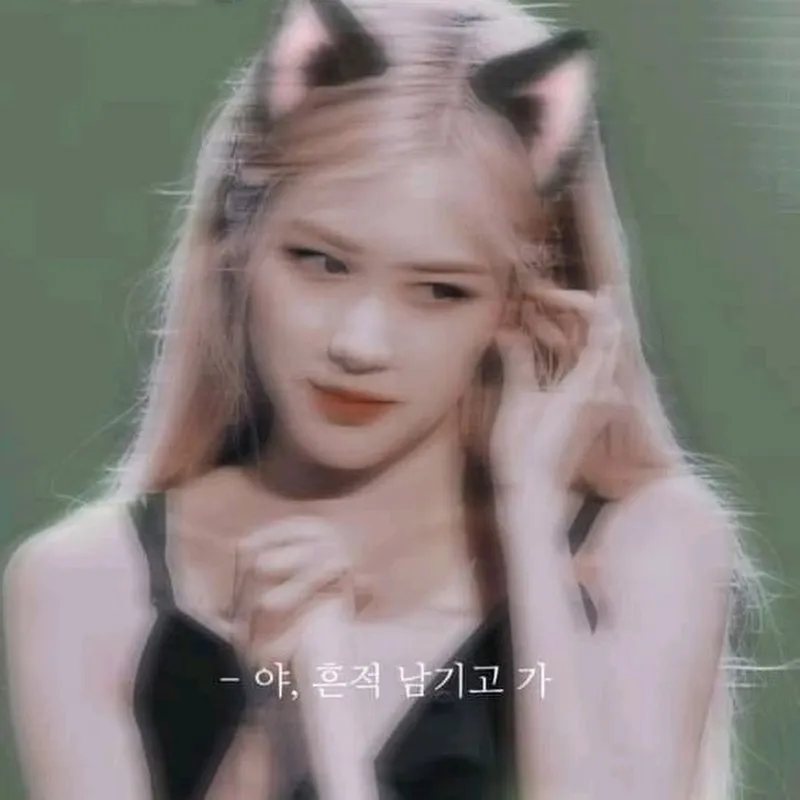 Hình ảnh Rose Blackpink làm avatar sang chảnh