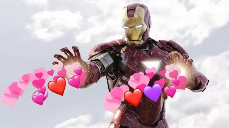 Meme thả tim cute cho những ai yêu thích sự dễ thương