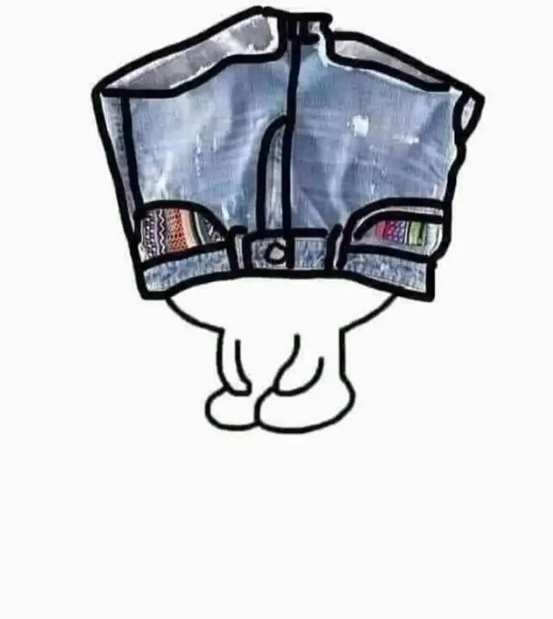 Nhục flork meme đội quần – phong cách mới khiến bạn không nhịn được cười.