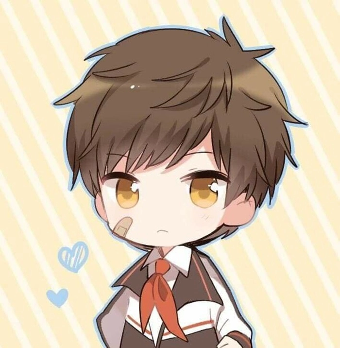 Hình ảnh anime chibi cute với đôi mắt long lanh