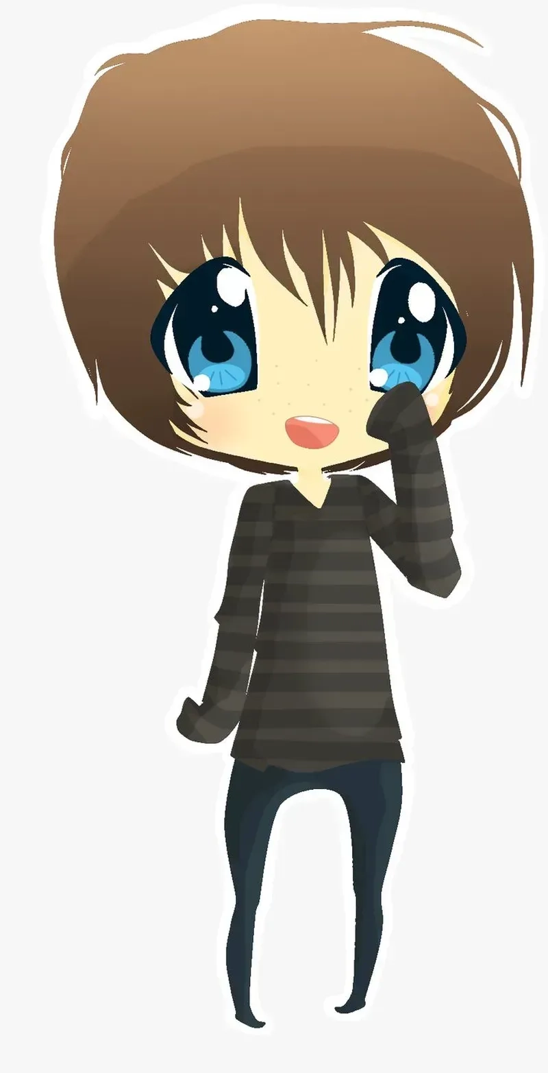 Ảnh chibi nam dễ thương làm avatar đáng yêu