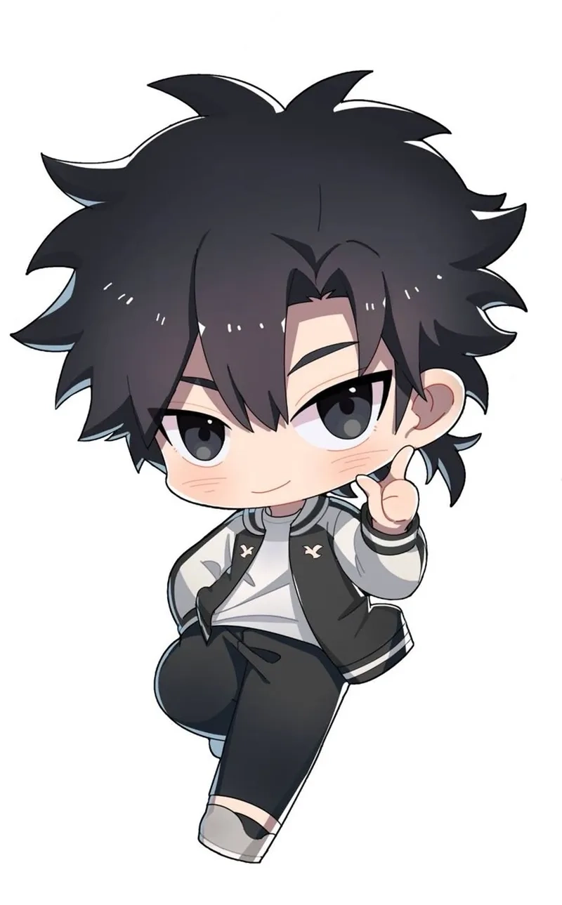 Anime nam cute ngầu với phong cách lạnh lùng bí ẩn