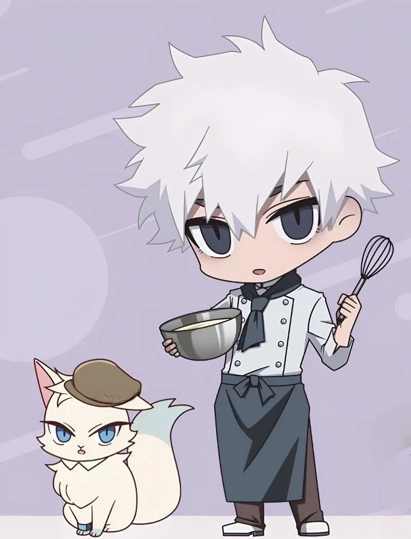 Ảnh anime nam cute chibi với nét vẽ siêu dễ thương