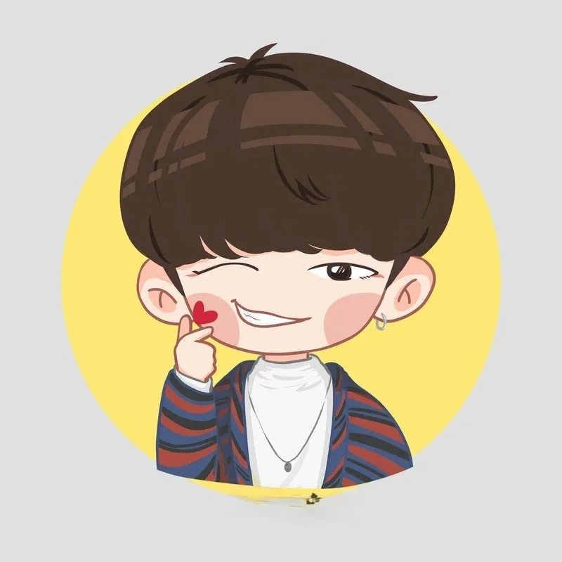 Anime nam cute chibi với phong cách đáng yêu đầy cá tính