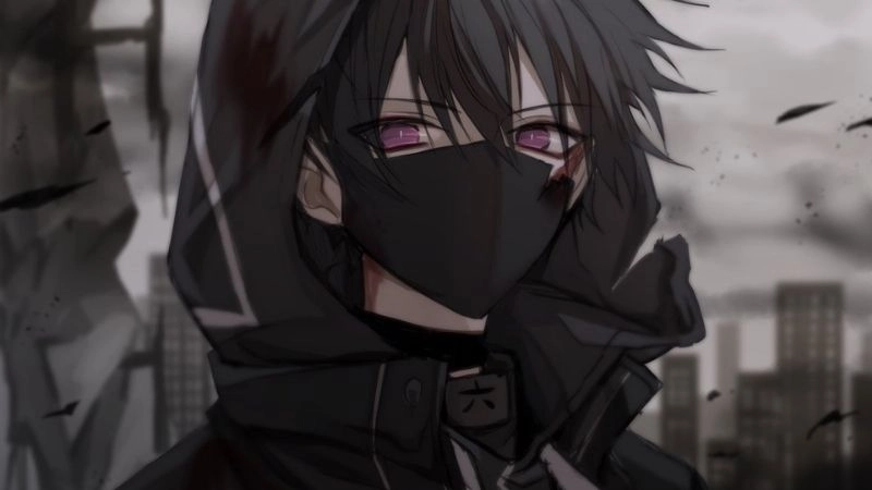 Anime nam trắng đen mang đến nét đẹp lạnh lùng