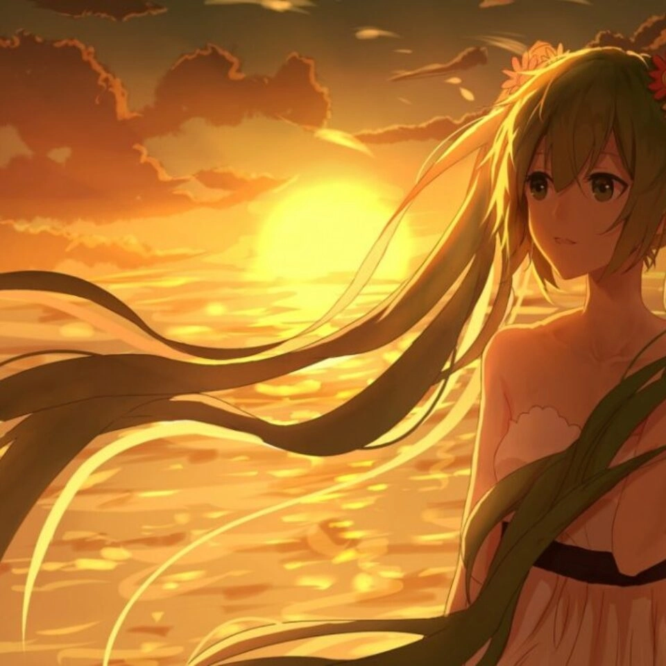 Ảnh nữ cute anime với tạo hình đầy duyên dáng