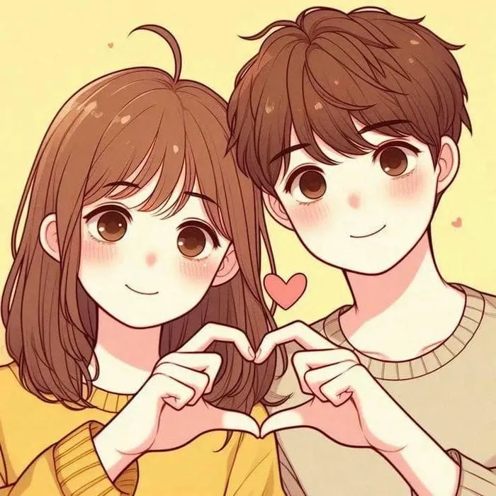 Chibi cặp đôi dễ thương khiến ai cũng thích thú