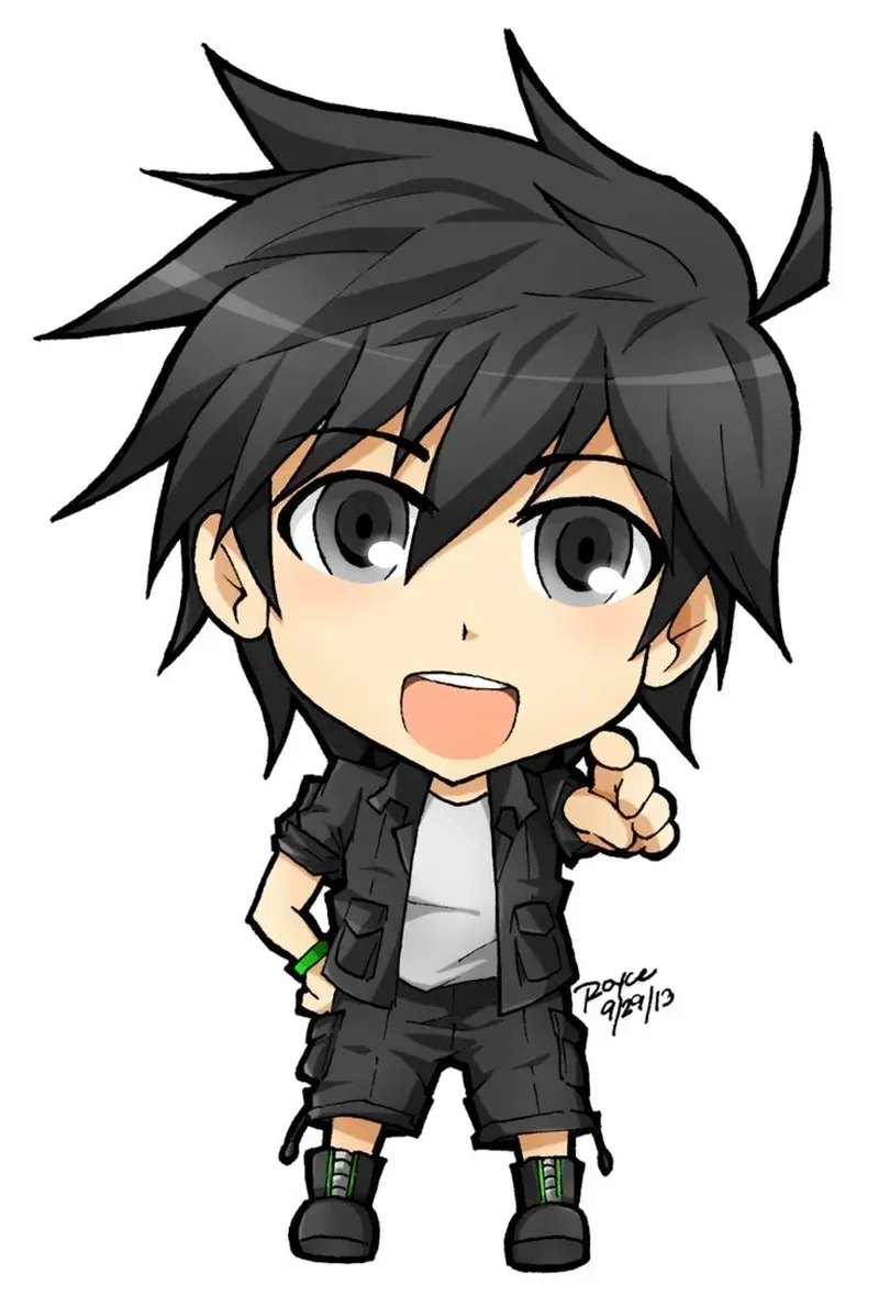 Hình chibi nam cute mang lại cảm giác vui vẻ