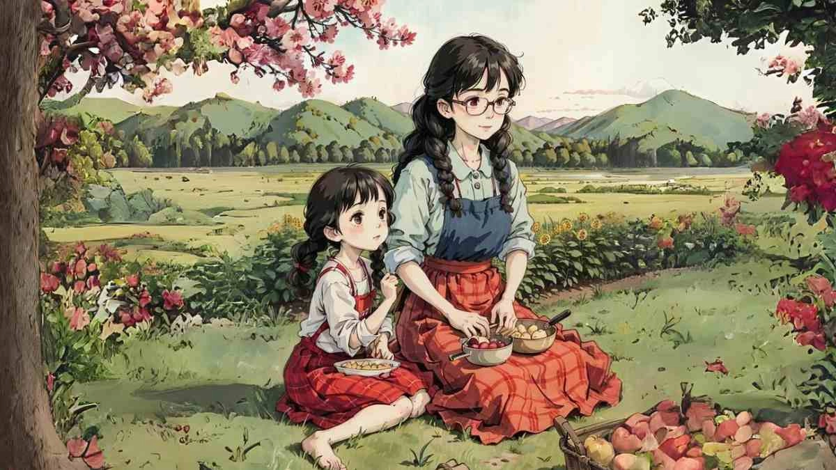 Hình ảnh chibi nữ cute màu xanh dương nổi bật