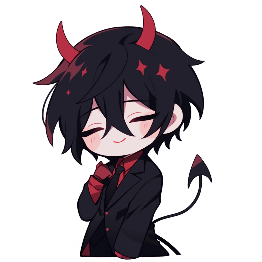 Chibi nam cute với tạo hình cực kỳ dễ thương