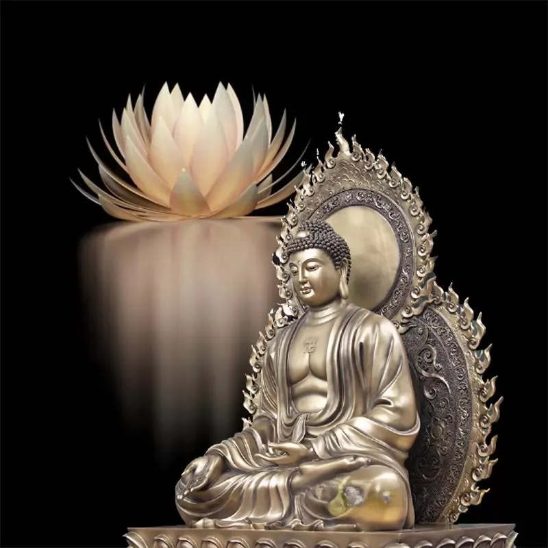 Tìm sự bình yên trong hình ảnh Phật A Di Đà