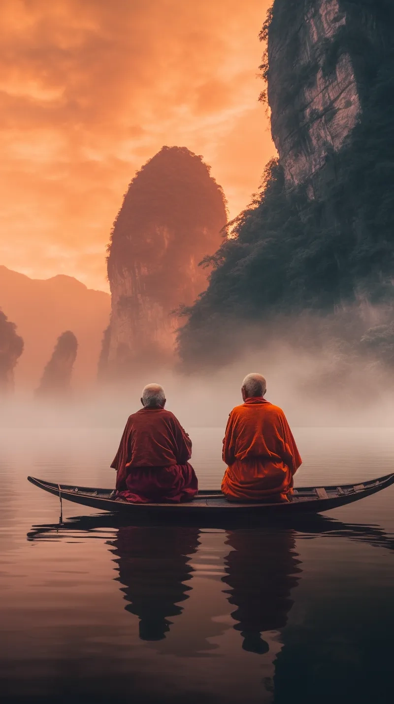 Đắm mình trong vẻ đẹp của ảnh phật giáo thiêng liêng