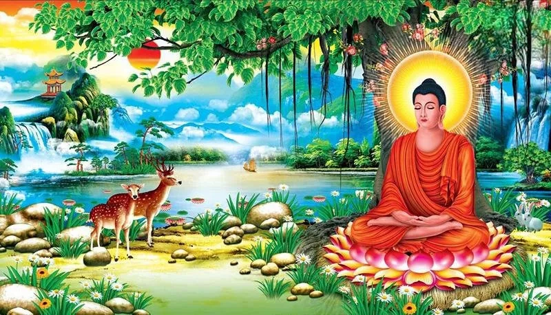 Độc đáo và chân thực với ảnh Phật Thích Ca 3D