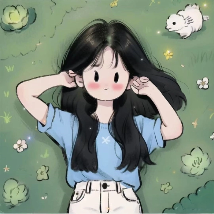 Hình ảnh anime nữ cute chibi đầy màu sắc