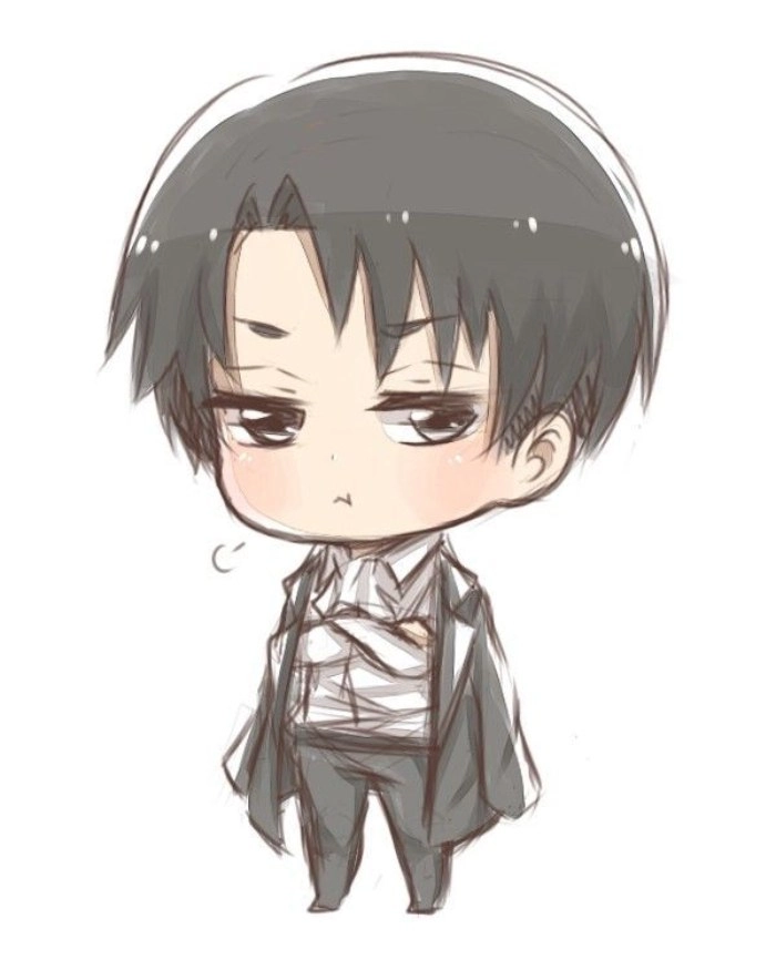 Anime nam chibi với tạo hình cực kỳ dễ thương