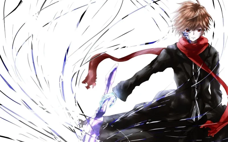 Hình nền máy tính anime nữ ngầu cá tính