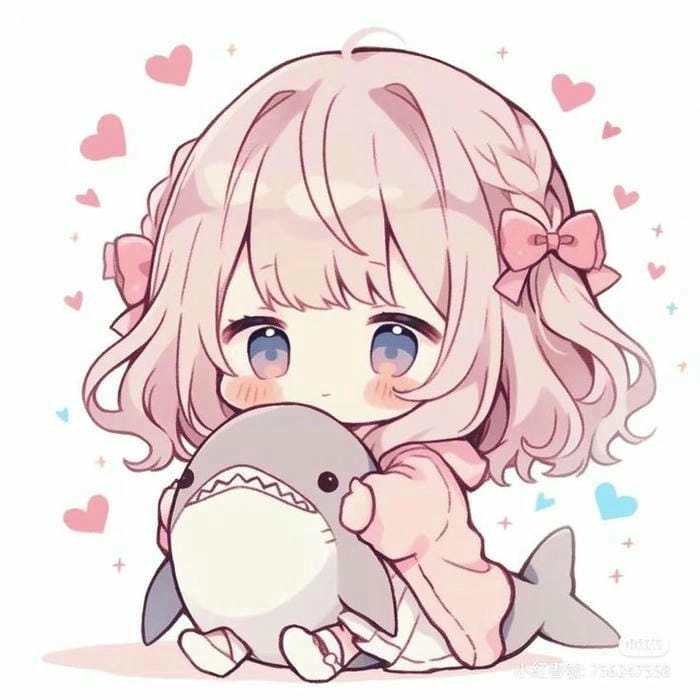 Avatar đẹp cho nữ cute chibi lung linh