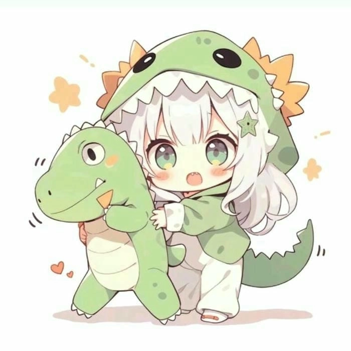 Avatar nữ dễ thương chibi siêu xinh xắn