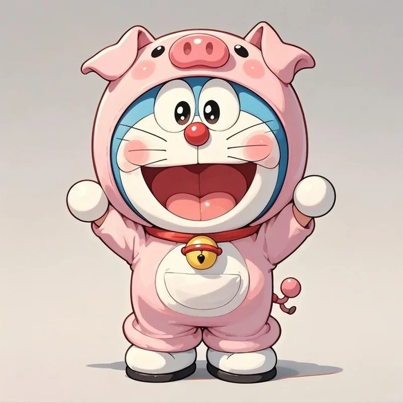 Avatar hình nền Doremon cute dành cho fan yêu thích