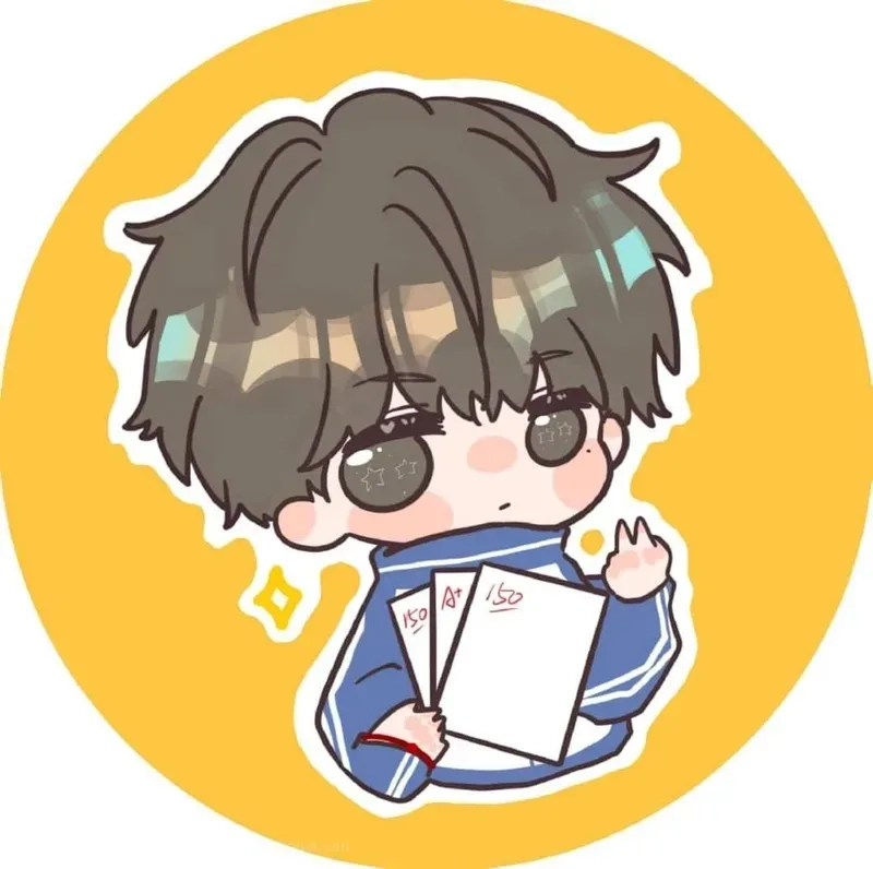Hình avatar nam cute chibi đáng yêu vô đối