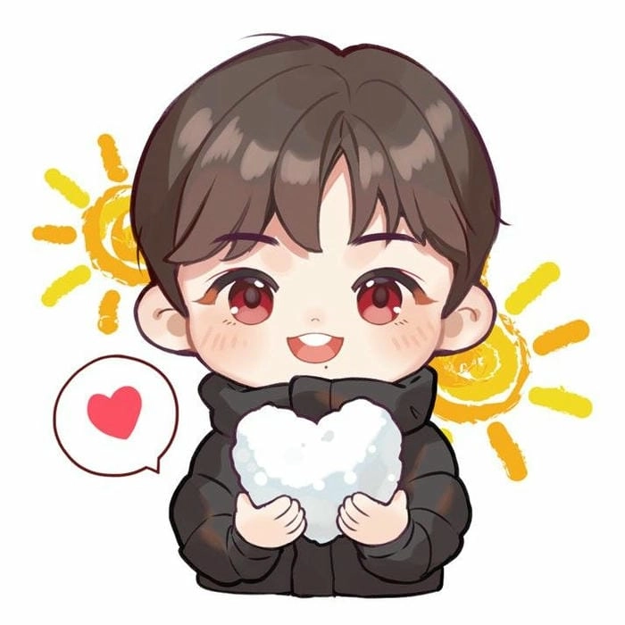 Avatar chibi cho nam mang phong cách cực ngầu