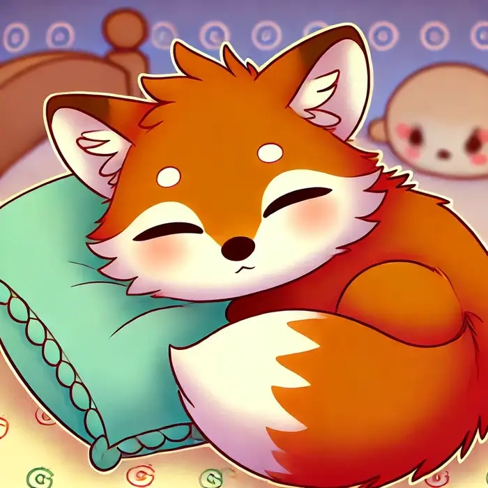 Con cáo chibi nhỏ nhắn nhưng vô cùng tinh nghịch