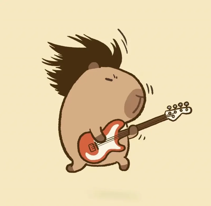 Capybara avatar đáng yêu cho hồ sơ cá nhân