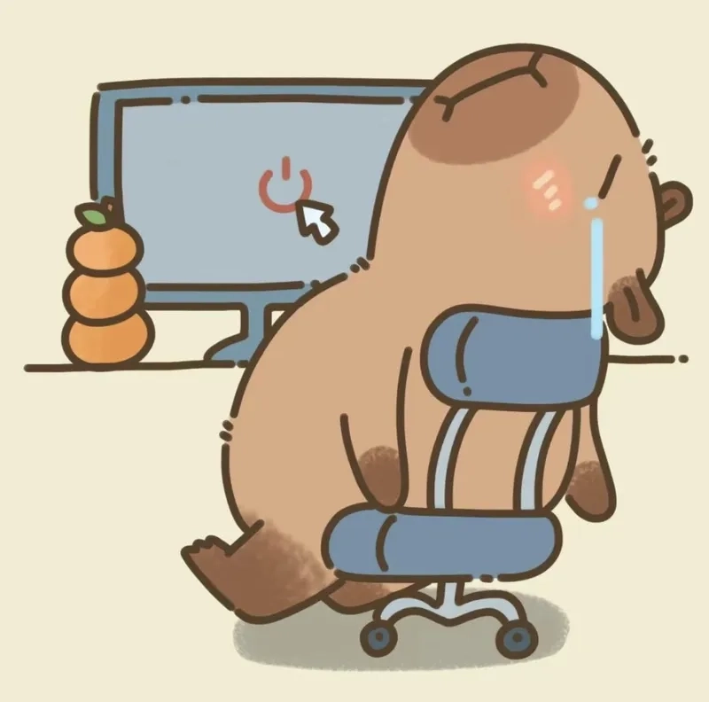 Avatar capybara vô tri cute phong cách ấn tượng