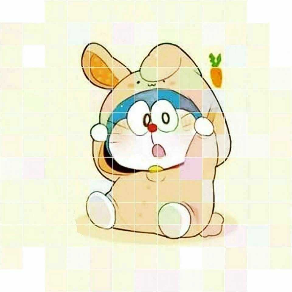 Chibi Doremon cute anime mang phong cách ngộ nghĩnh