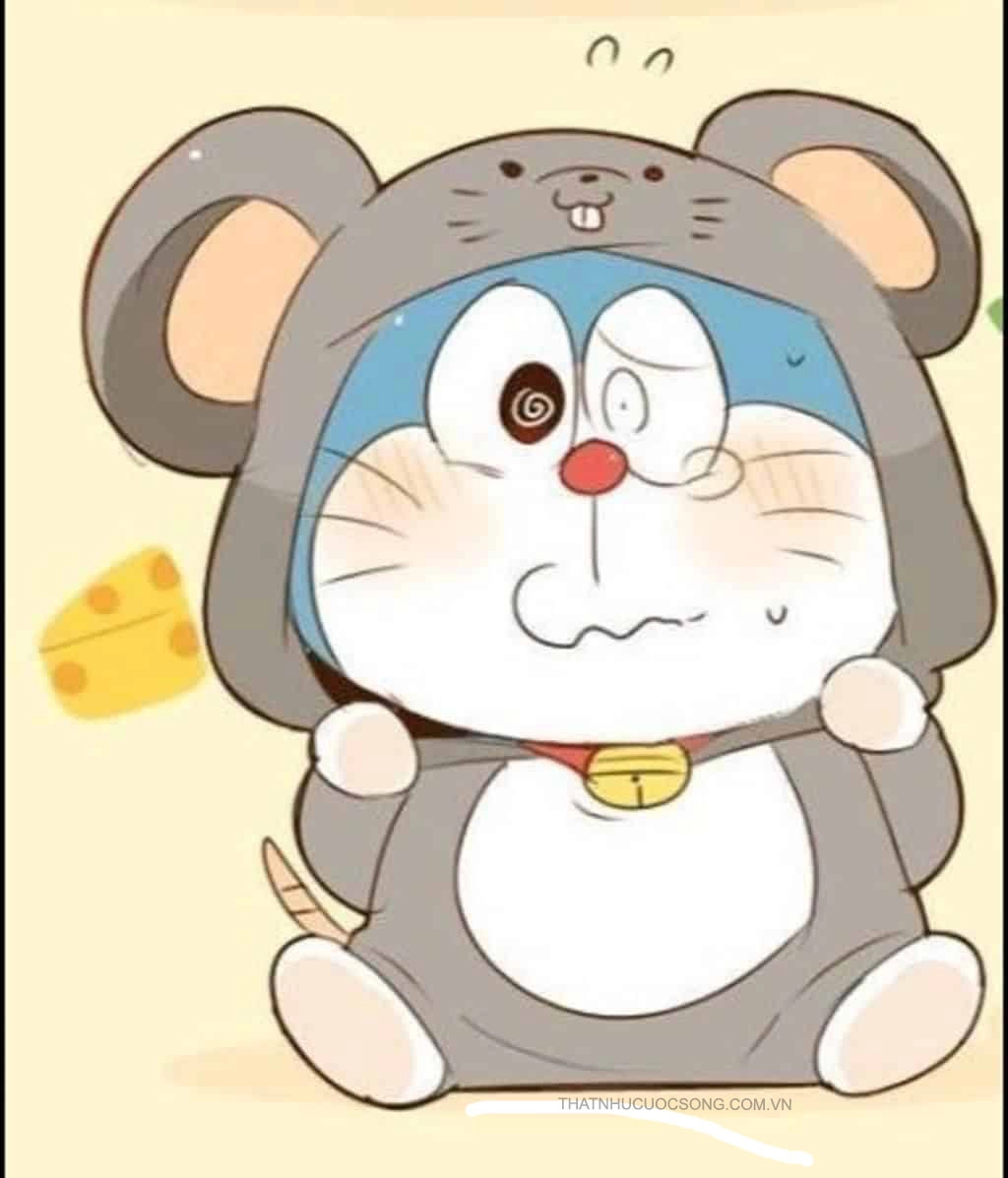 Chibi Doremon cute nhìn là muốn ôm ngay