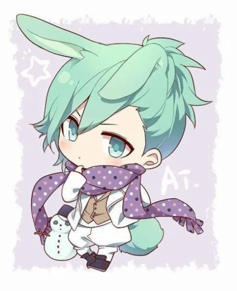 Hình nam chibi với phong cách cực độc đáo