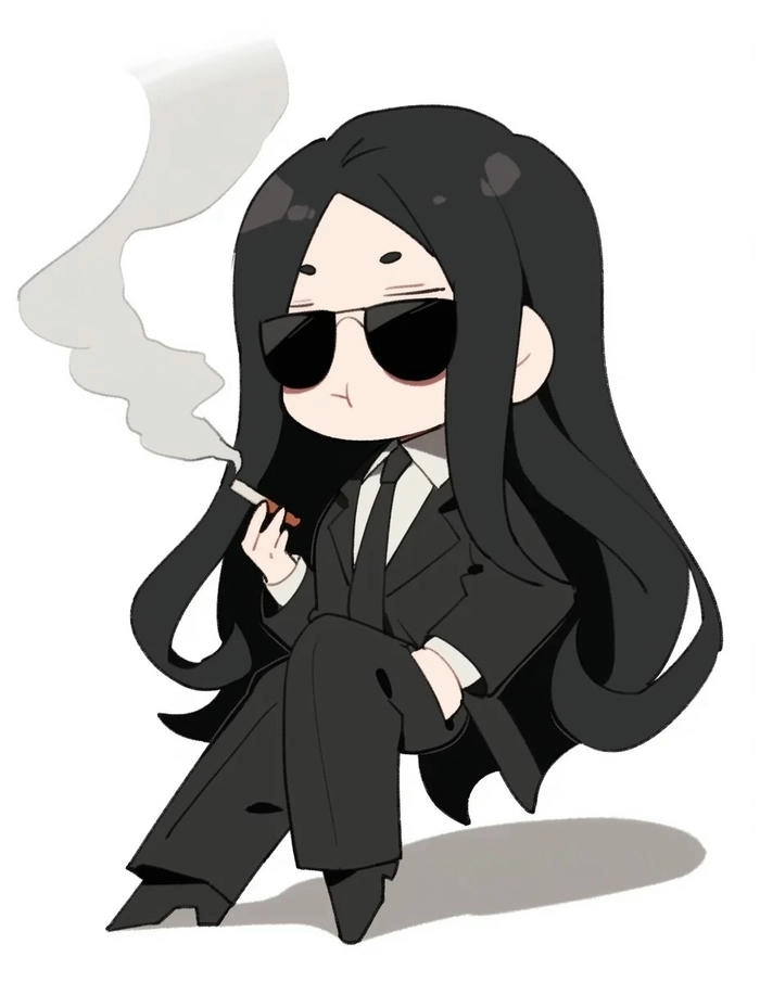 Chibi nữ ngầu phong cách cool ngầu đầy quyến rũ