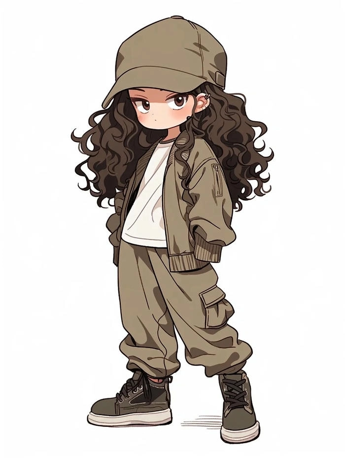 Ảnh chibi nữ ngầu cá tính nổi bật và cuốn hút