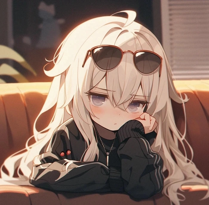 Hình ảnh chibi ngầu nữ thể hiện phong cách riêng biệt