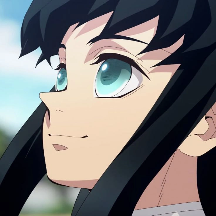 Muichirou cười anime với tạo hình đỉnh cao siêu ngầu