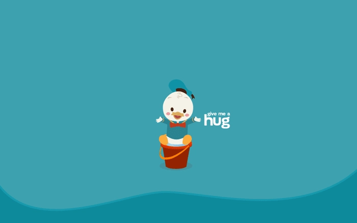 Ảnh hình nền máy tính cute mang phong cách dễ thương