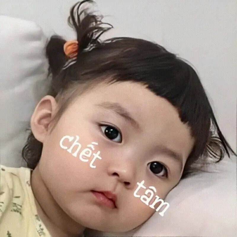 Meme em bé dễ thương khiến ai cũng tan chảy