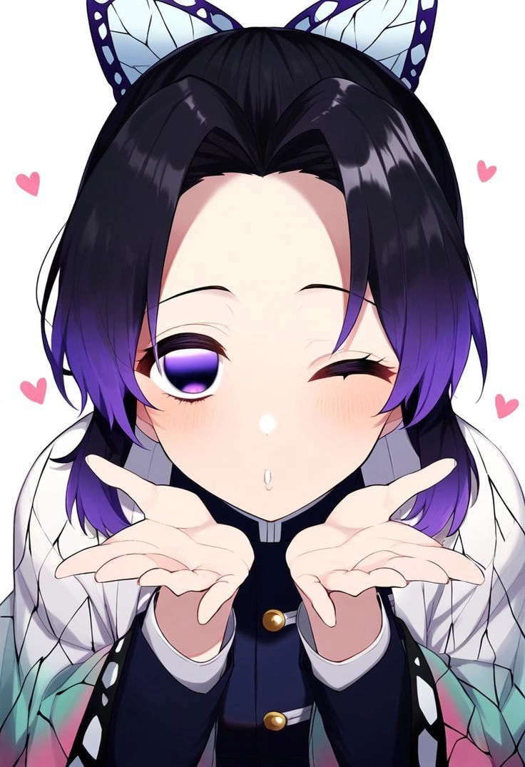 Shinobu fanart với phong cách nghệ thuật ấn tượng