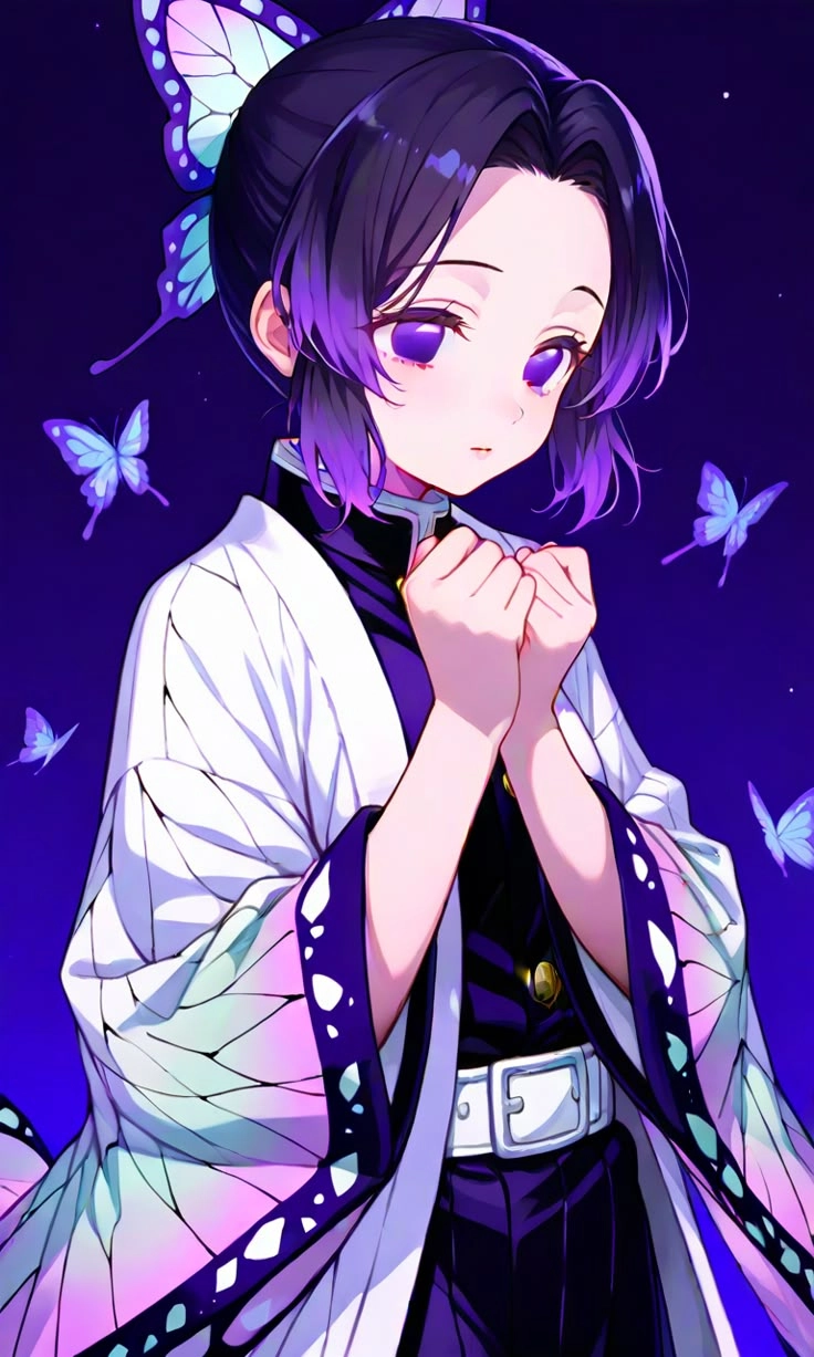 Kochou Shinobu fanart đẹp mê hồn trong từng nét vẽ