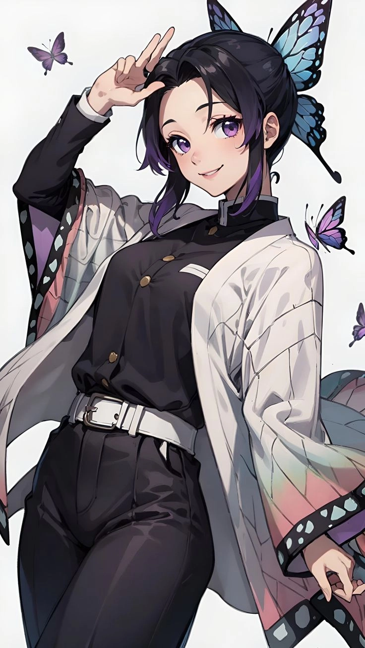 Demon Slayer Shinobu fanart thần thái cuốn hút