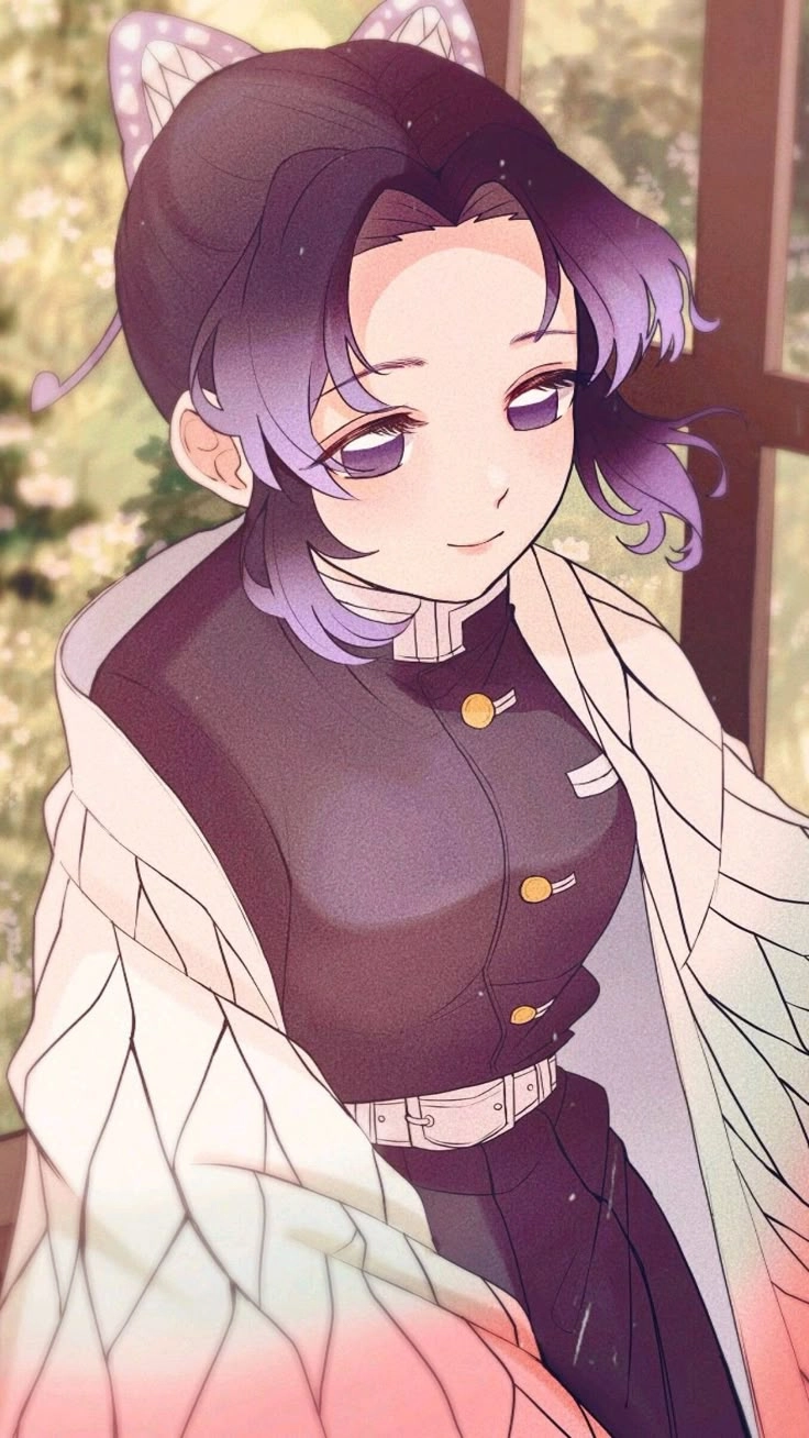 Shinobu cute fanart với vẻ đẹp dịu dàng tinh tế