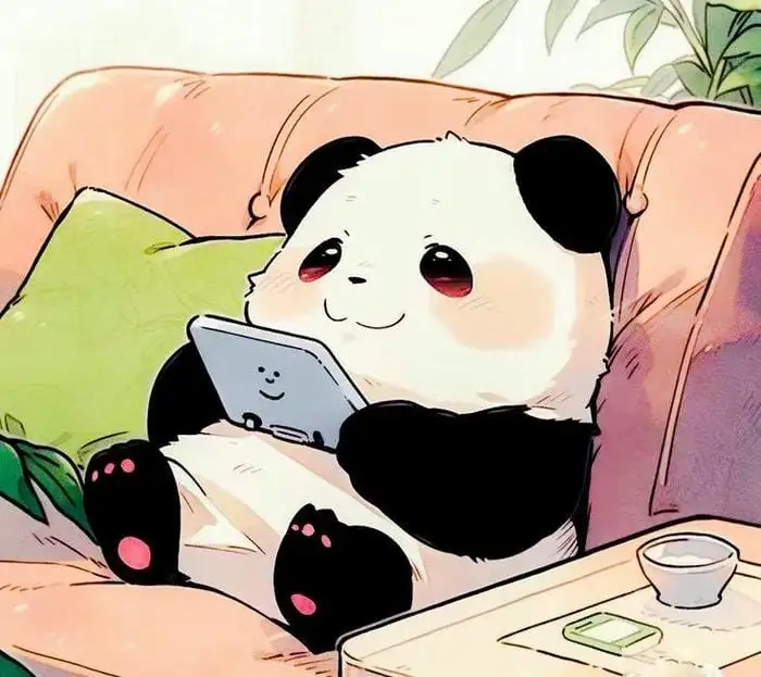 Hình ảnh gấu trúc chibi cực đáng yêu cho fan gấu trúc