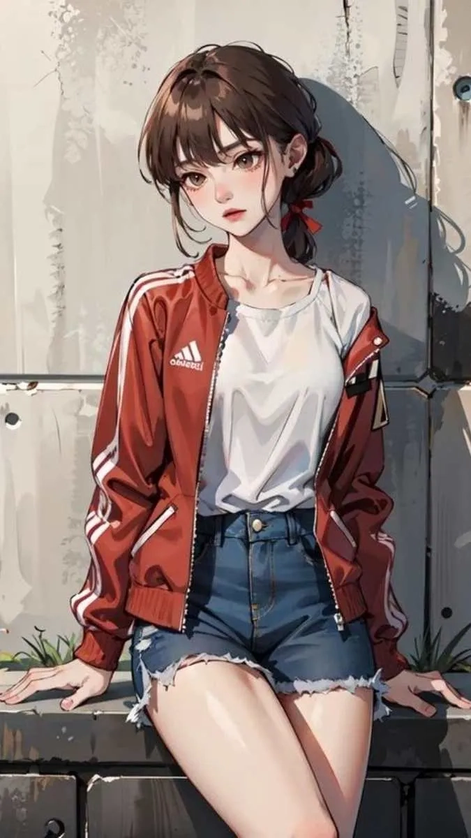 Hình chibi ngầu nữ phong cách cá tính