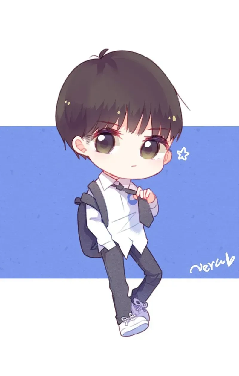 Avatar chibi nam cute giúp trang cá nhân thêm sinh động