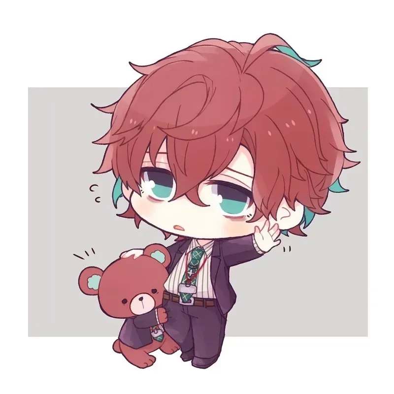 Chibi nam cute giúp trang cá nhân thêm phần dễ thương