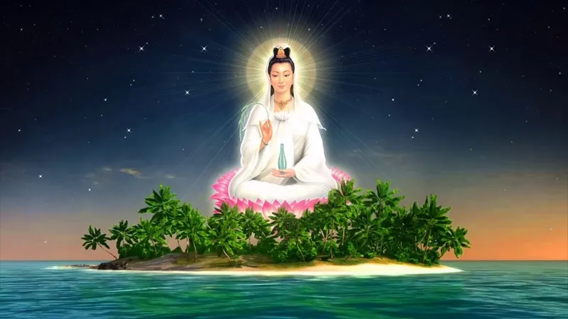 Nguyện cầu bình an với hình ảnh Phật Bồ Tát
