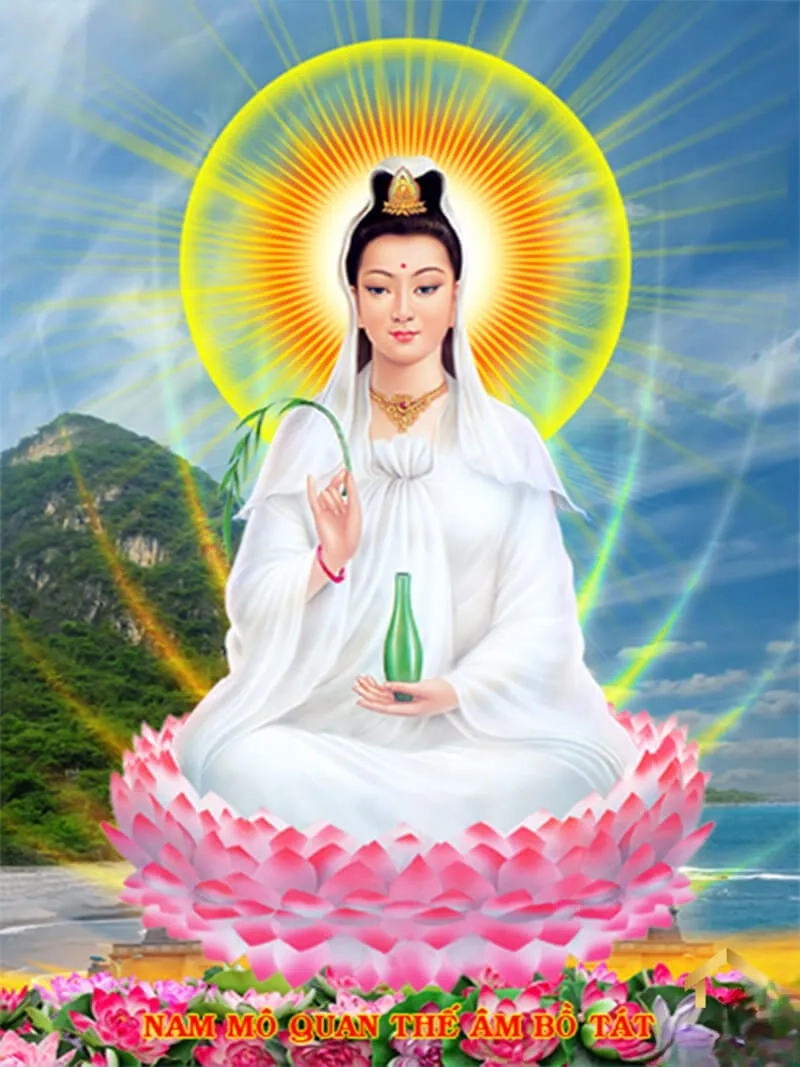 Tâm thanh tịnh với hình ảnh Phật Quan Thế Âm Bồ Tát đẹp nhất