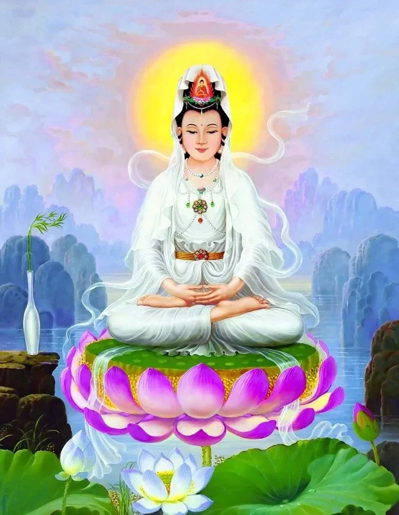 Mang phước lành với Bồ Tát ảnh Phật đẹp làm hình nền điện thoại