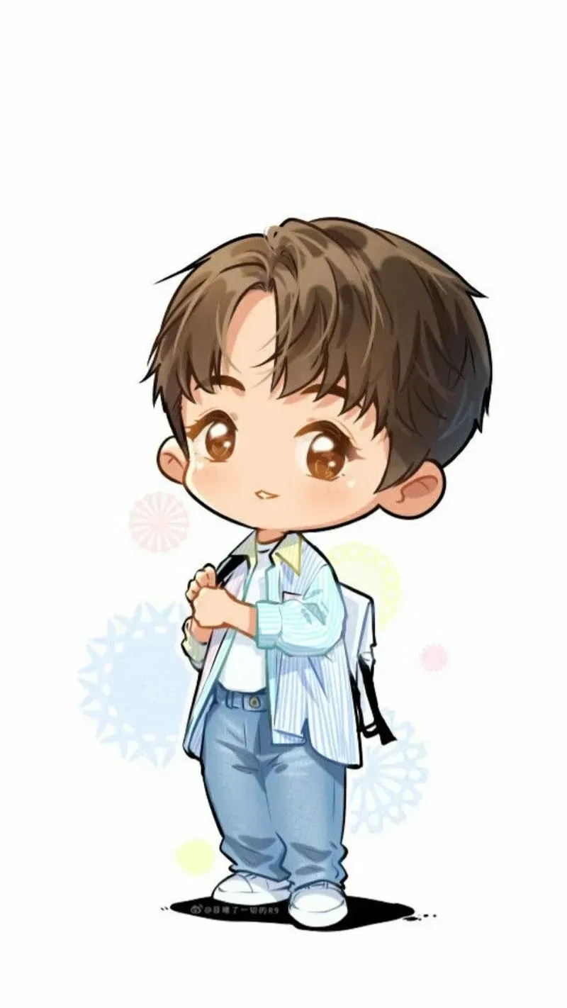 Hình ảnh chibi nam dễ thương và đáng yêu